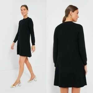 Tuckernuck x Pomander Place | Ainsley Wool Blend Knit Dress Black Small Classic